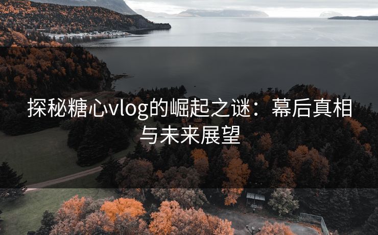 探秘糖心vlog的崛起之谜：幕后真相与未来展望